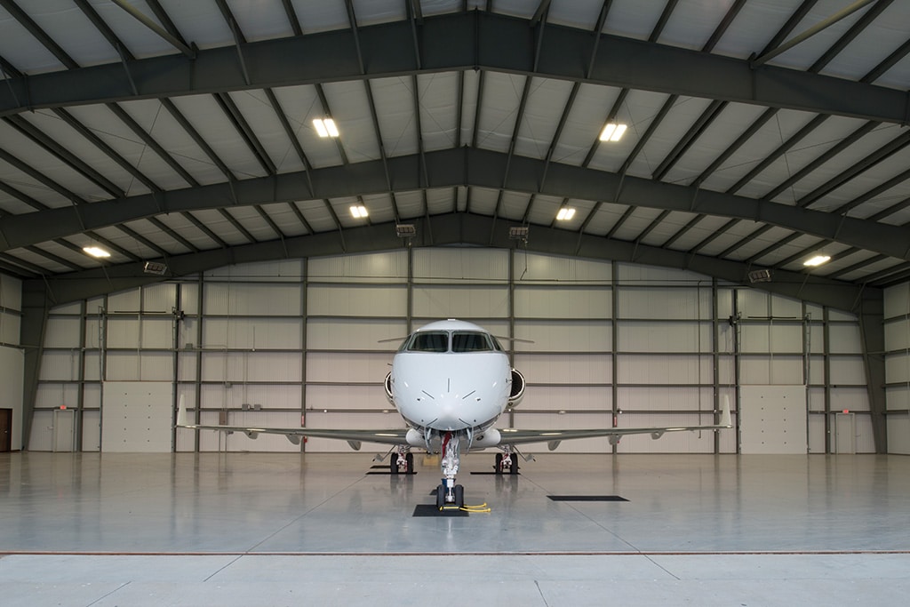 Hangar construction in Nairobi